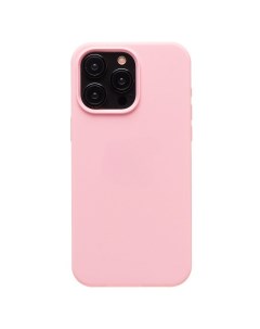 Чехол накладка Soft Touch для смартфона Apple iPhone 15 Pro Max силикон светло розовый 221563 Org