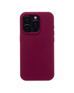 Чехол накладка Soft Touch для смартфона Apple iPhone 15 Pro силикон бордовый 221551 Org