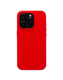 Чехол накладка Soft Touch для смартфона Apple iPhone 15 Pro силикон красный 221555 Org