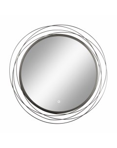 Зеркало настенное с подсветкой Cataluna 600х600 мм серый муар Континент