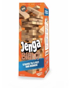 Настольная развлекательная игра падающая башня Дженга JENGA Не оригинал Nobrand