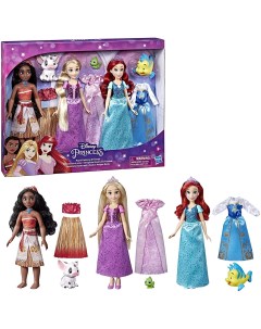 Набор кукол Princess Моана Ариэль и Рапунцель F5229 Disney