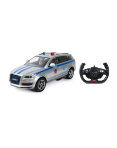 Машинка на радиоуправлении Audi Q7 1 14 полицейская 34 см Rastar