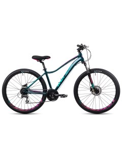Велосипед Alma HD 27 5 23г 14 5 зеленый розовый Aspect
