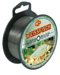 Леска монофильная Zielfisch Weissfisch Для ловли мирной рыбы 500 м 0 20 мм Wft