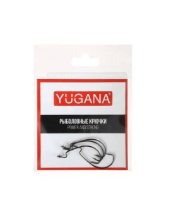Крючки офсетные Wide Range Worm Big Eye No 6 4 шт в упаковке 1 набор Yugana
