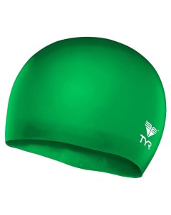 Шапочка для плавания Wrinkle Free Junior Silicone Cap LCSJR 326 ЗЕЛЕНЫЙ силикон Tyr