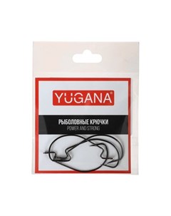 Крючки офсетные Wide Range Worm No 1 4 шт в упаковке 1 набор Yugana