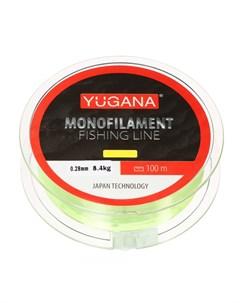 Леска монофильная Monofilament fishing line 0 28 мм 8 4 кг 100 м Yugana