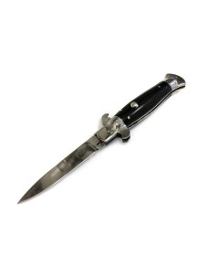 Выкидной нож с кнопкой Флинт 95Х18 Медтех