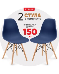 Комплект стульев 2 шт Home FIKA темно синий Byroom