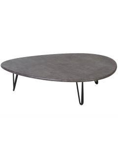 Журнальный столик Дадли 2579 94х69х24 6 см серый бетон Мебелик