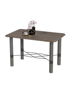Журнальный стол Лючия 4102 серый бетон серый дуб крымский состаренный Мебелик