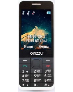Мобильный телефон M108D 15040 white 2sim 2 8 0 3Mp Flash MP3 FM Ginzzu