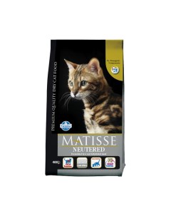 Корм для кошек Matisse Neutered для стерилизованных и кастрированных сух 400г Farmina