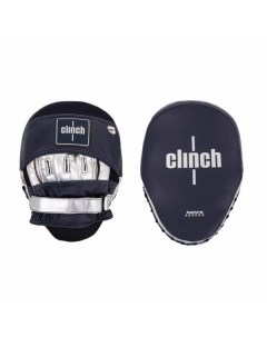 Лапы Shock Absorb Mitt темносине серебристые Clinch