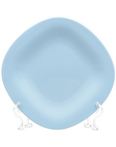 Тарелка десертная стеклокерамика 19 см квадратная Carine Light Blue P4245 Luminarc