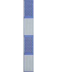 Плитка бордюр Агата C голубая 250x35x7 мм Axima