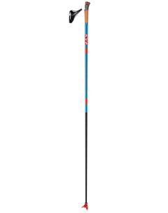 Палки лыжные TEMPESTA BLUE 100 Carbon cross country pole 152 5 см Kv+