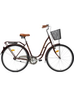 Велосипед городской Tango 28 1 0 2021 коричневый Аист