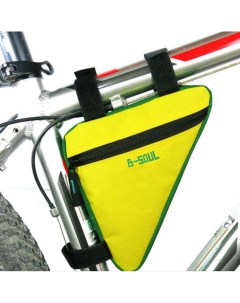 Велосипедная сумка под раму YA187 цвет желтый B-soul