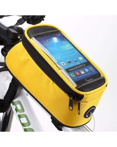 Велосипедная сумка на раму 12496L желтый Roswheel