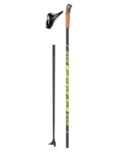 Палки лыжные Forza Clip cross country pole желтый 167 5см Kv+