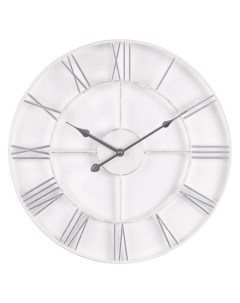 Часы настенные серия Классика плавный ход d 47 5 см корпус белый с серебром Рубин