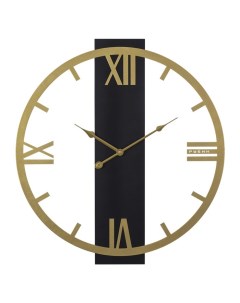Часы настенные из металла Классика d 50 см золото Рубин