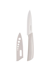 Нож для нарезки 15 см с чехлом керамика пластик молочный Regular Kuchenland