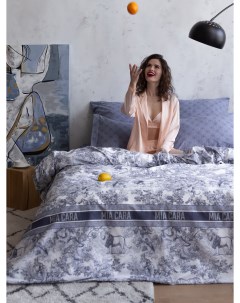 Комплект постельного белья 2 0 перкаль Miss Stile 50х70 70х70 с глиттером Stella Mia cara