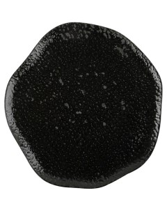 Тарелка для закусок Black Moss 116432 32 см черная Porland