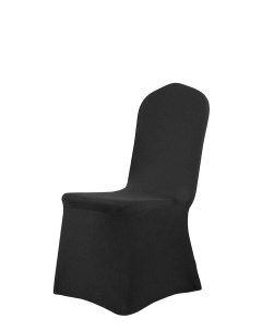 Чехол для стула со спинкой 10398 Черный Luxalto