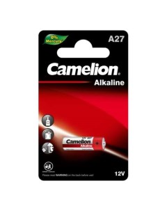 Батарейка Алкалиновая Plus Alkaline A27 12v Упаковка 1 Шт Lr27a Bp1 12829 Cameli Camelion