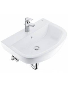 Набор для ванной раковина смеситель StartFlow и сифон Bau Ceramic 39472000 Grohe