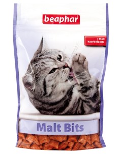 Лакомство для кошек Malt Bits подушечки с мальт пастой курица 300 шт 150 г Beaphar