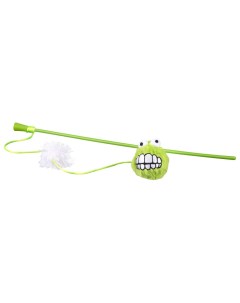 Игрушка для кошек Catnip Fluffy Magic Stick Lime дразнилка удочка с мячом лаймовая Rogz