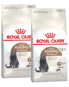Сухой корм для кошек Ageing Sterilised 12 для пожилых 2 шт по 4 кг Royal canin