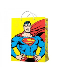 Пакет подарочный большой Superman 4 335 406 155 мм Nd play