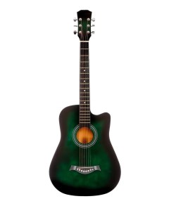 Акустическая гитара JD3810 GR зеленая Jordani