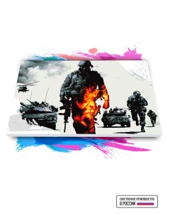 Картина по номерам на холсте Battlefield 2 постер 80 х 120 см Красиво красим