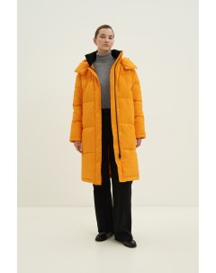 Стеганое утепленное пальто oversize силуэта Finn flare