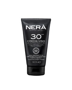 Крем для лица солнцезащитный SPF 30 Crema Viso Alta Protezione Nera pantelleria