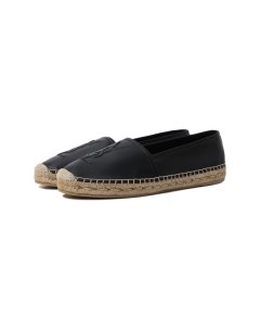 Кожаные эспадрильи Espadrille Saint laurent