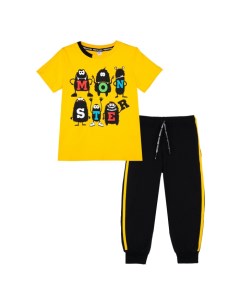 Комплект трикотажный для мальчиков футболка брюки Monsters kids boys 12312168 Playtoday