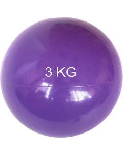Медбол 3 кг d15см MB3 фиолоетовый Sportex