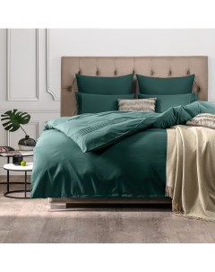 Комплект постельного белья Миоко зеленый Полуторный Sleepix