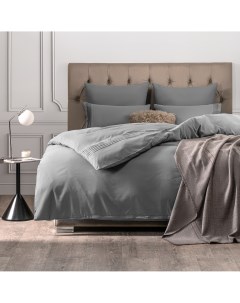 Комплект постельного белья Миоко серый Полуторный Sleepix
