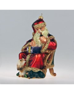 Елочное украшение Санта в кресле Komozja