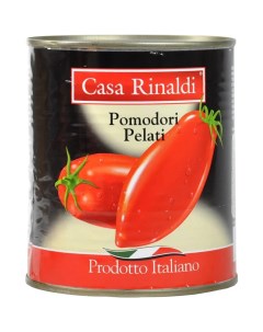 Помидоры очищенные в томатном соке 800 г Casa rinaldi